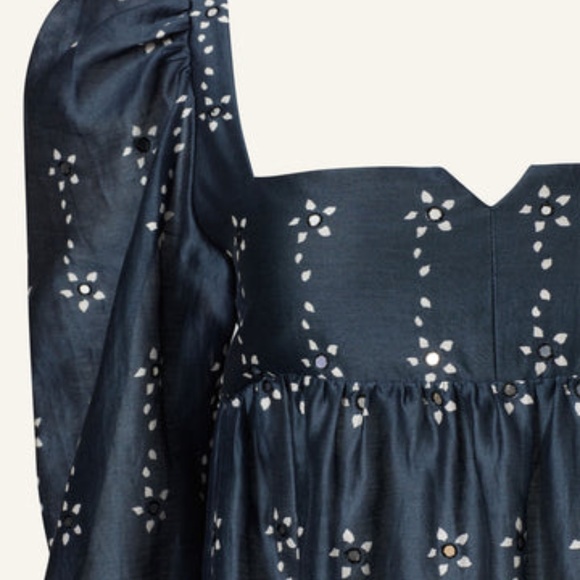 Alix of Bohemia Christina Black Bloom Dress - Picture 6 of 10